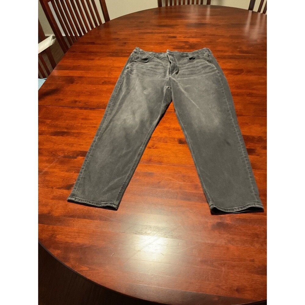 American Eagle Womens 20 Washed Black Stretch High Rise